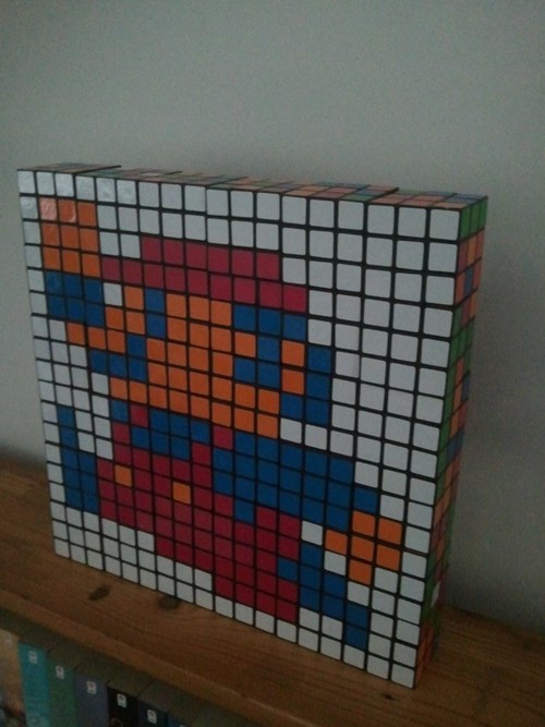 mario rubik's cube