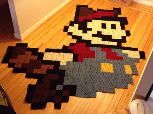 Raccoon rug super mario bros 3