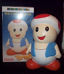 Toad cookie jar