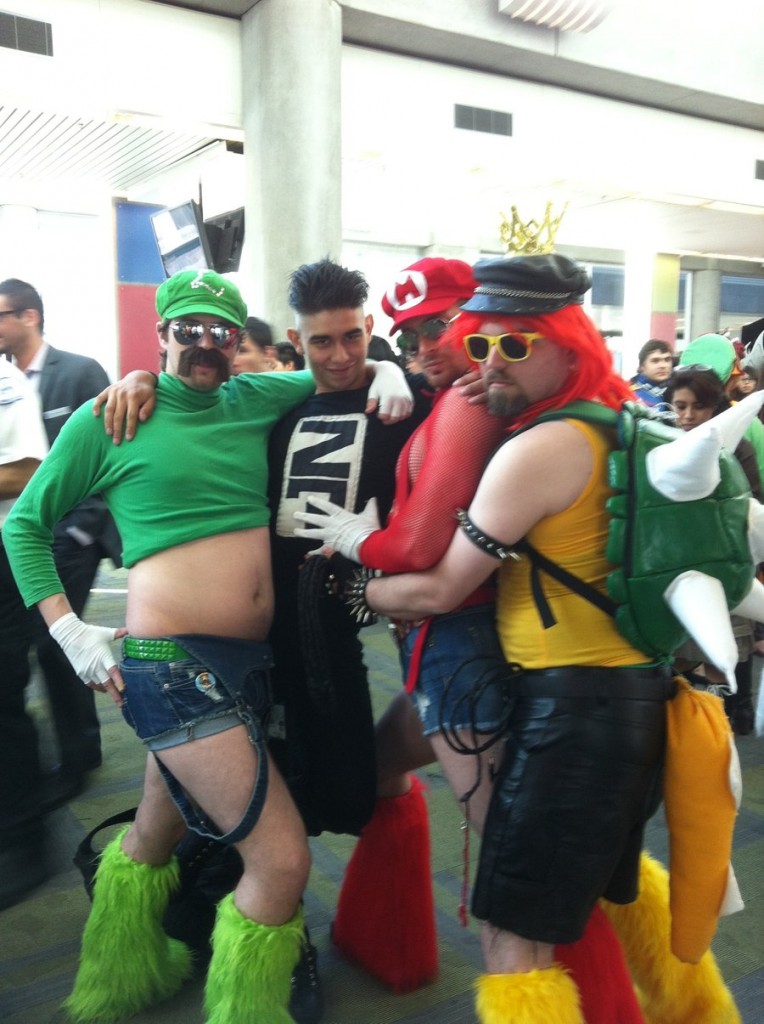 crazy mario luigi bowser costume