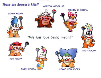 Koopalings names