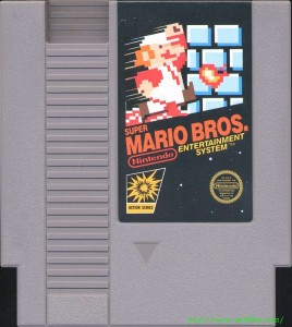 Super Mario Bros cartridge size