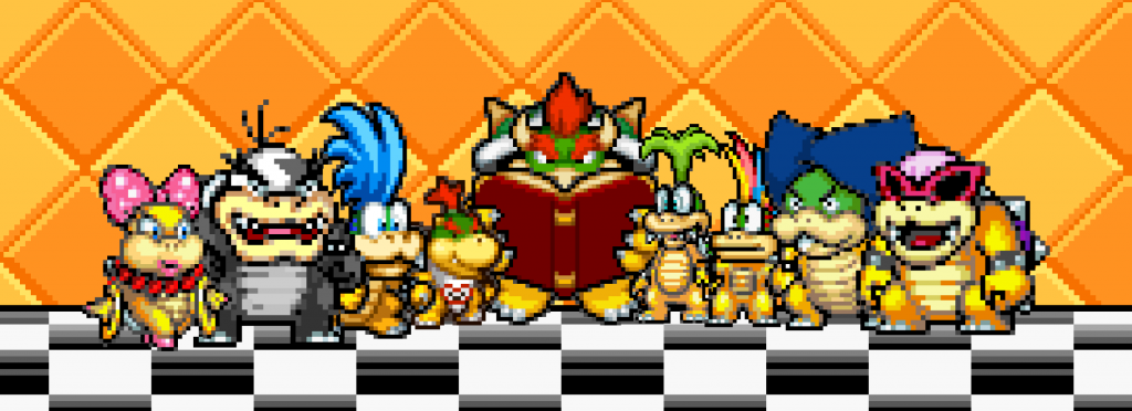 bowser reading for koopalings