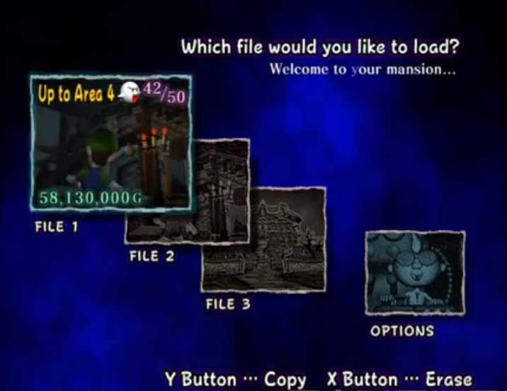 lm file select screen welcome to your mansion