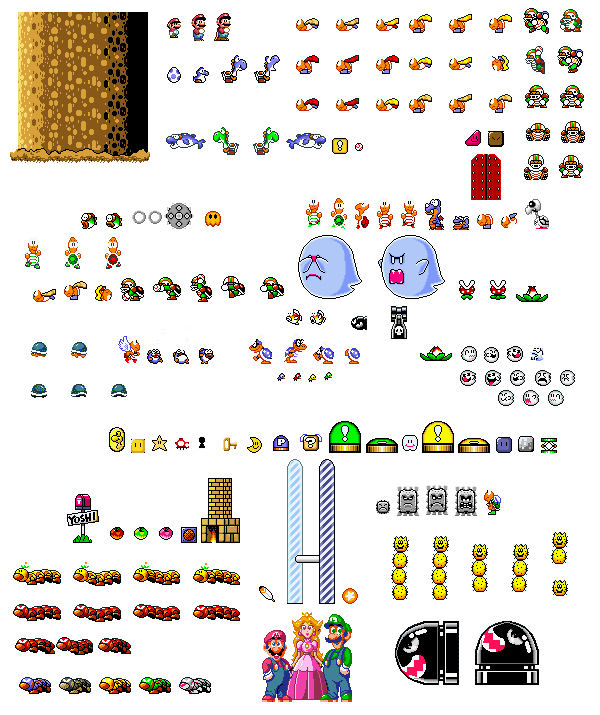 Super Mario World Sprites