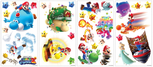 Super Mario Galaxy 2 Wall Stickers