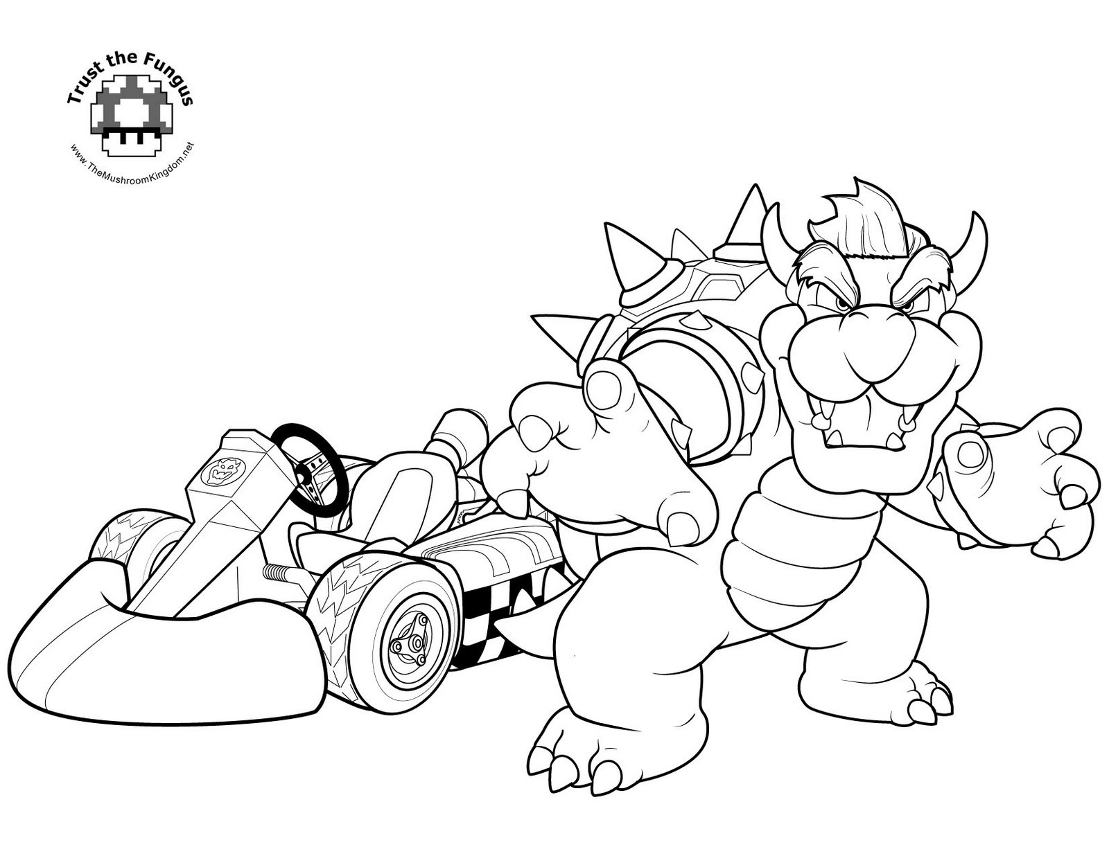Bowser Coloring Pages - Best Coloring Pages For Kids  Mario coloring  pages, Coloring pages, Super mario coloring pages