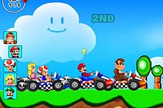 Super Mario Racing Flash Game